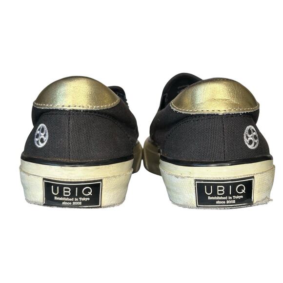 Three Tides Tattoo X Ubiq Slip On Shoes Mens 11 Sakura Fubuki Mutsuo Street RARE - Picture 8 of 14